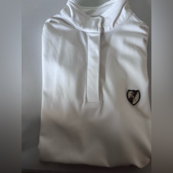 Kingsland Show Shirt Lovita SS Classic White Sz large -0445 - Picture 9 of 10